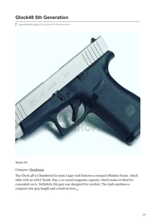 glock48 5th generation