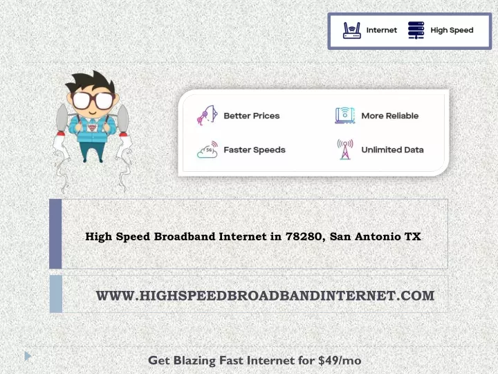 high speed broadband internet in 78280