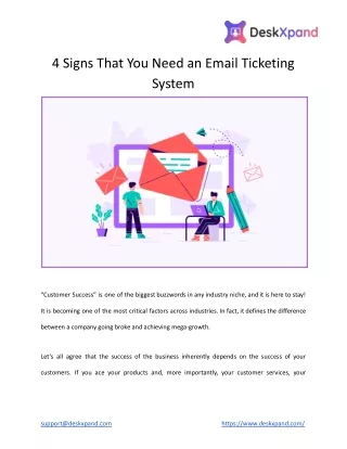 4 signs that you need an email ticketing system