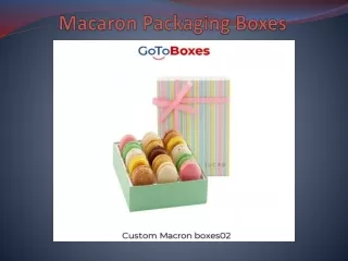 macaron packaging boxes