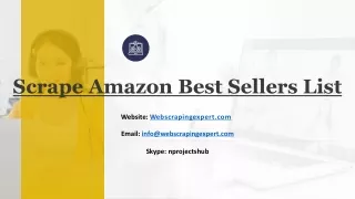 scrape amazon best sellers list