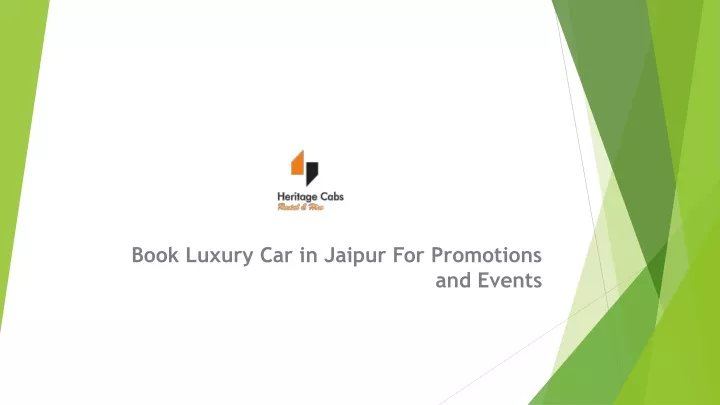 book luxury car in jaipur for promotions and events