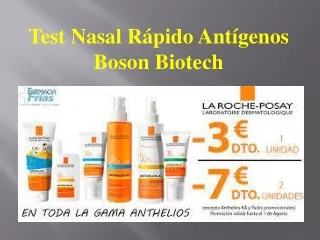 Test Nasal Rápido Antígenos Boson Biotech