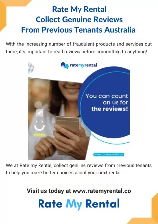 Rate My Rental Collect Genuine Reviews From Previous Tenants Australia