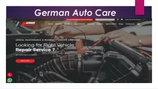 German Car Service Center Dubai