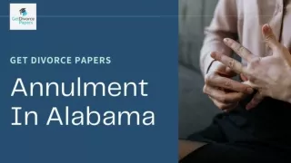 Annulment In Alabama
