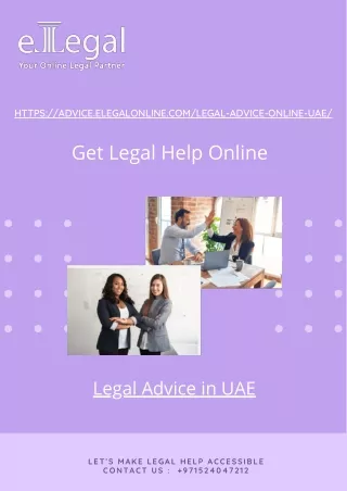 Legal Advice in UAE | Advice Elegalonline - UAE