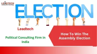 leadtech political consulting firm in india