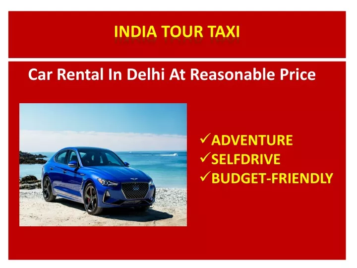 india tour taxi