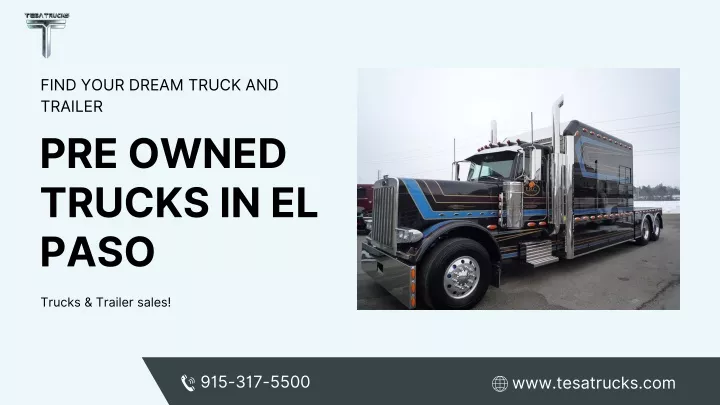 find your dream truck and trailer