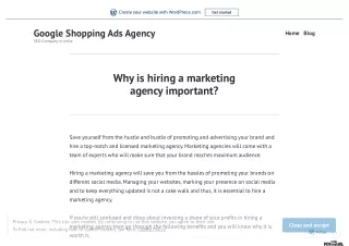 Why is hiring a marketing agency important?