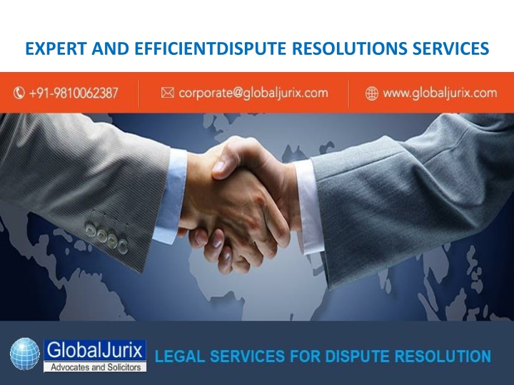 expert and efficientdispute resolutions services