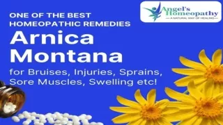 Arnica Montana Homeopathy Australia