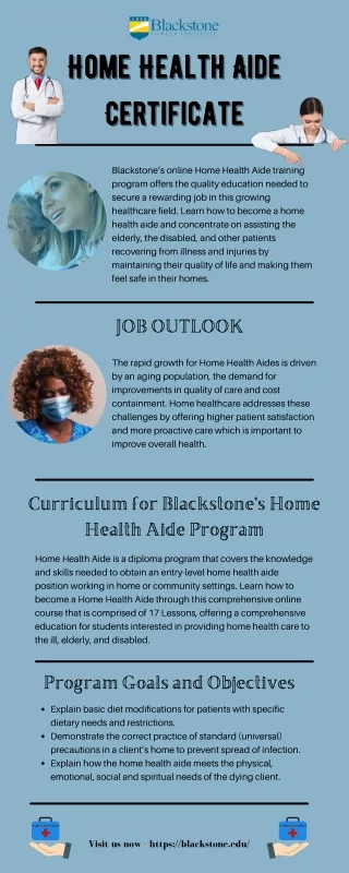 Home Health Aide Certificate