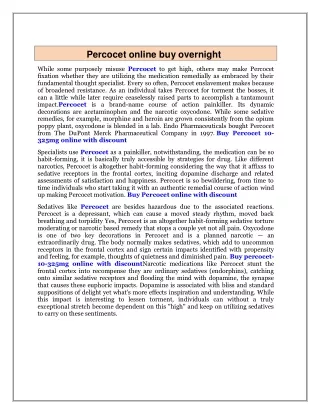Percocet online buy overnight
