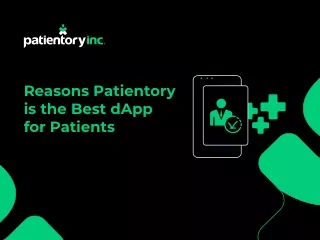 Why Patientory is the best dApp for Patients