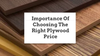 Best Plywood For Furniture