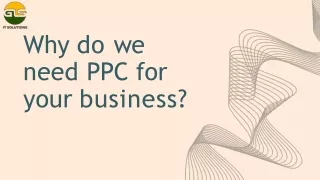 Why do we need PPC for your business?