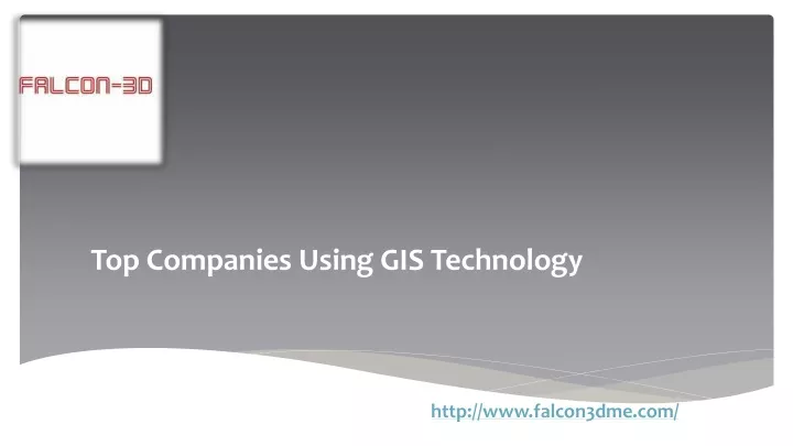 top companies using gis technology