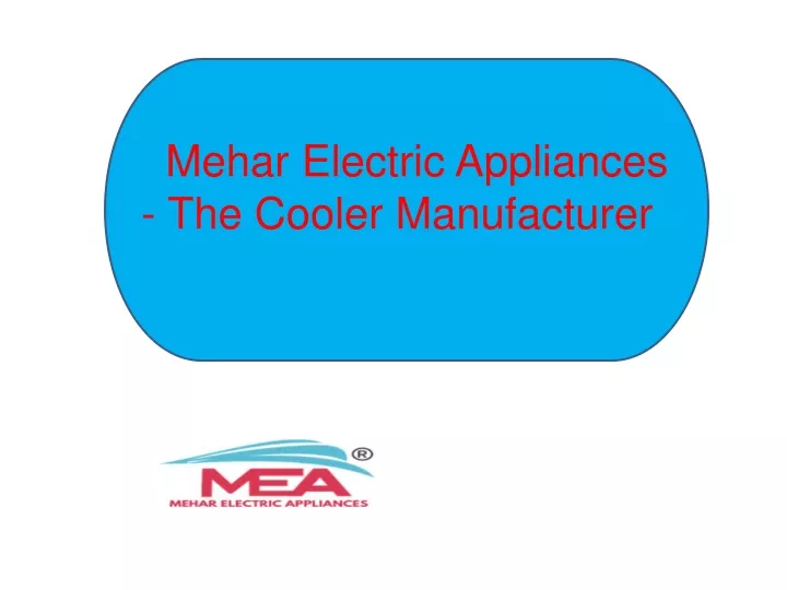 mehar electric appliances the cooler manufacturer