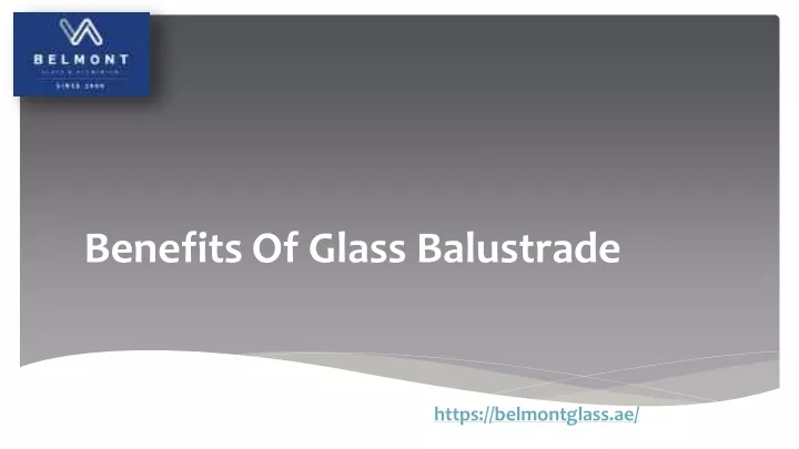 benefits of glass balustrade