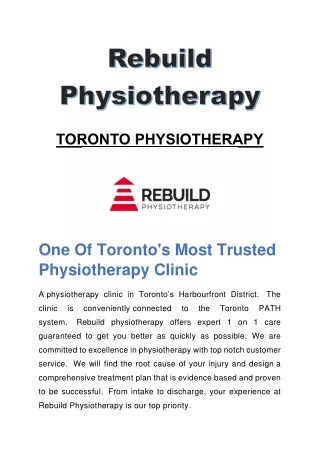 Toronto Physiotherapy