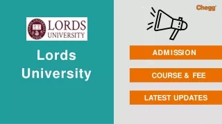 lords university