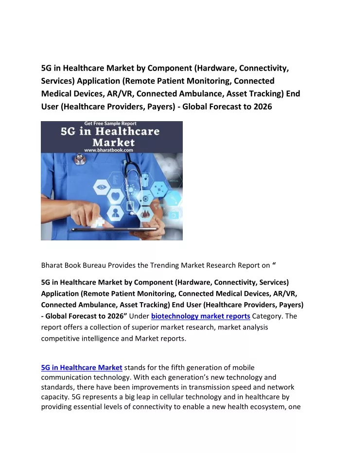 5g in healthcare market by component hardware