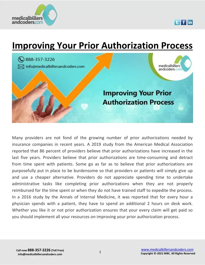 improving your prior authorization process