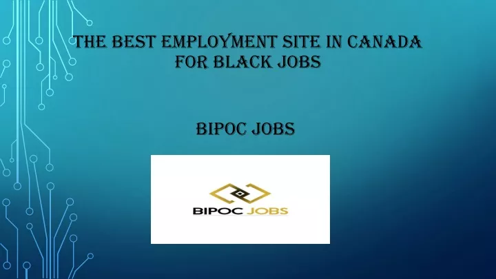 the best employment site in canada for black jobs