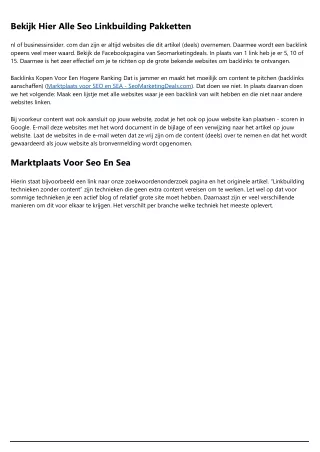 bekijk hier alle seo linkbuilding pakketten