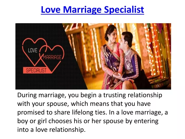 love marriage specialist