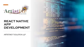 react native app development
