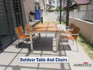 Outdoor Table And Chairs