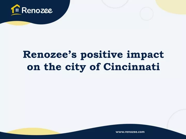 renozee s positive impact on the city