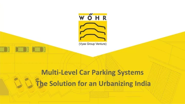 multi level car parking systems the solution