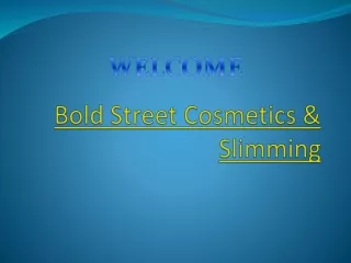 bold street cosmetics slimming