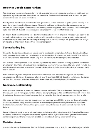 Backlink Exchange - Wilt U Links Uitwisselen
