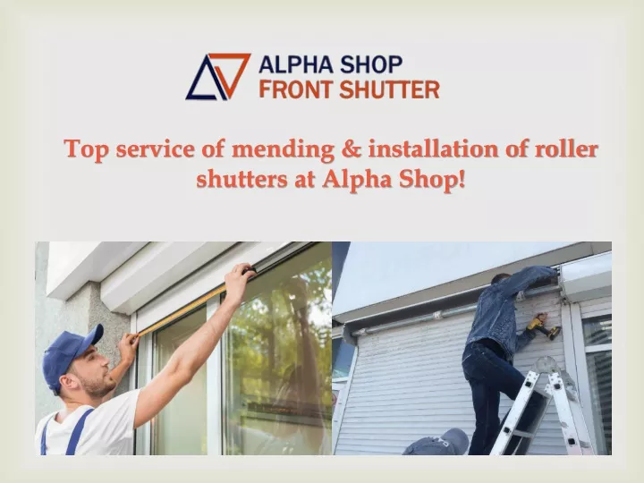 top service of mending installation of roller