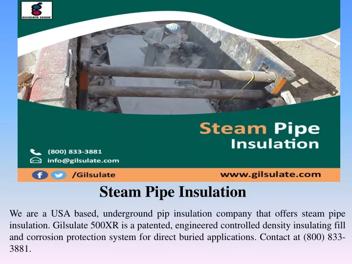 steam pipe insulation
