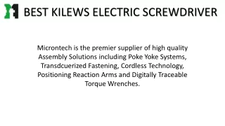 Kilews electric screwdriver