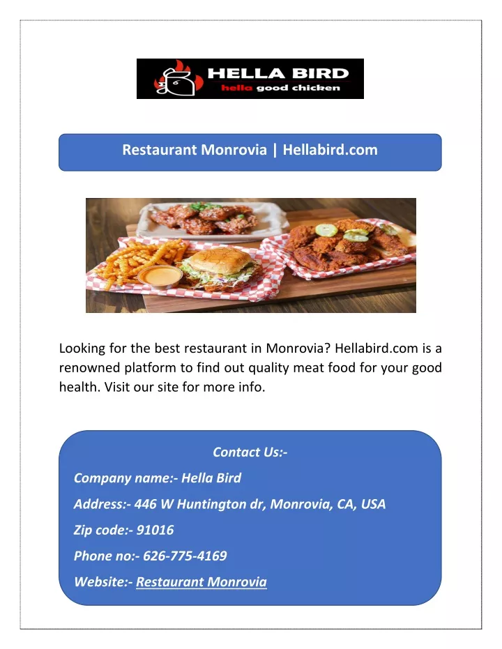 restaurant monrovia hellabird com