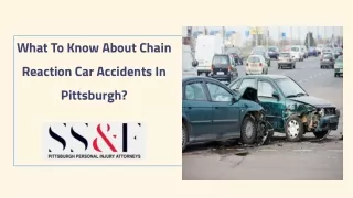 What To Know About Chain Reaction Car Accidents In Pittsburgh?