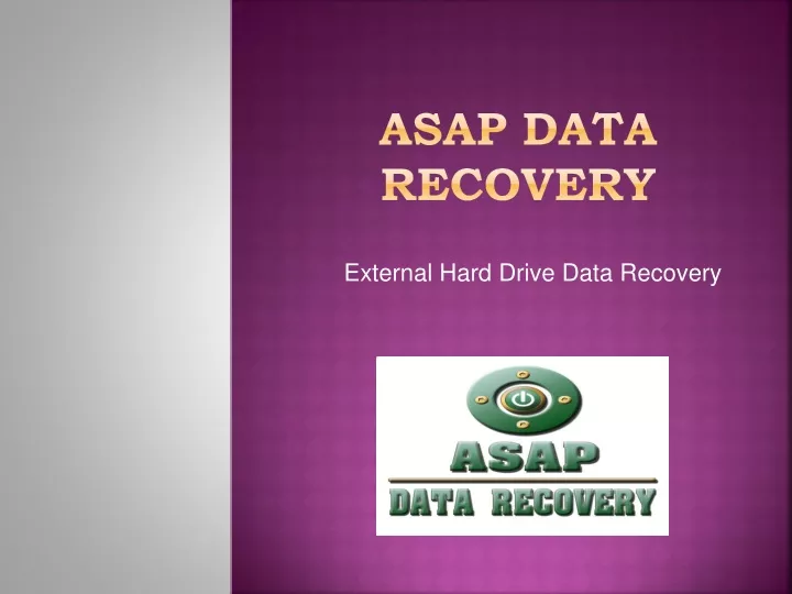 asap data recovery