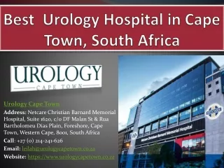 Best Urology Hospital in Cape Town, South Africa