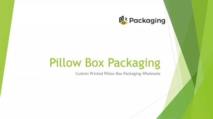 pillow box packaging