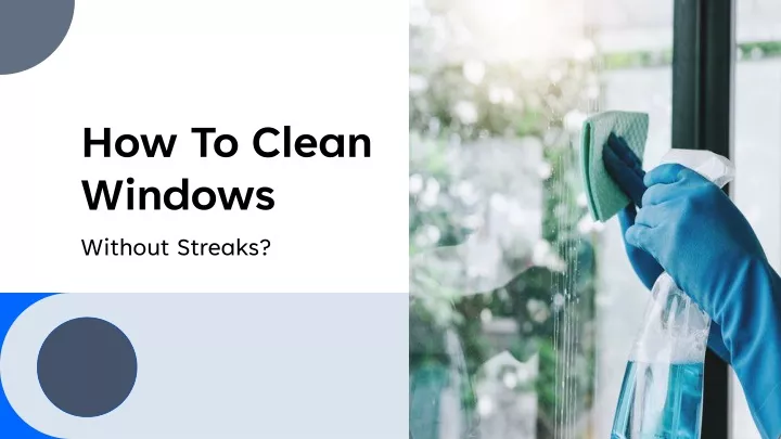 how to clean windows