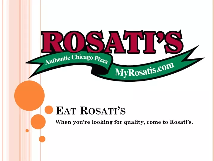 eat rosati s