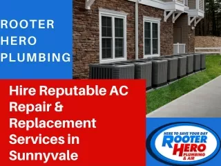 Hire Reputable AC Repair & Replacement Services in Sunnyvale