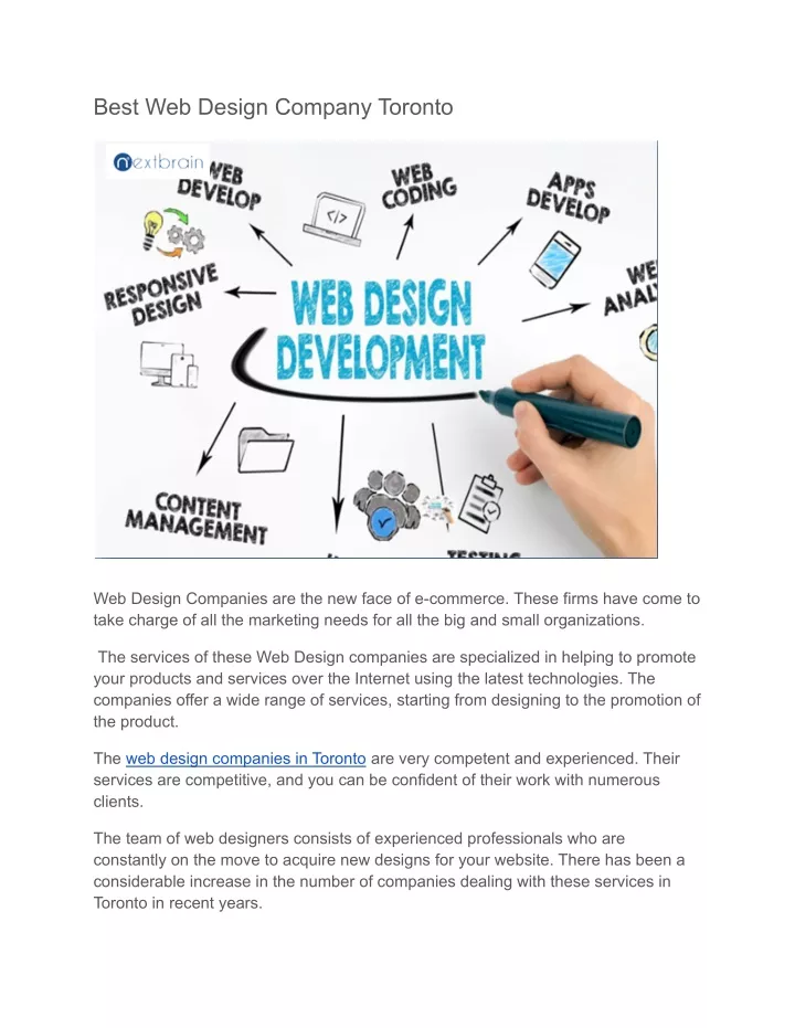 best web design company toronto